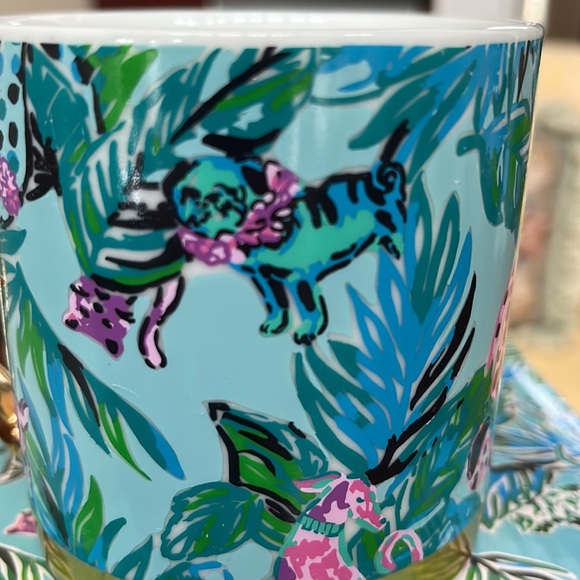 Lilly Pulitzer "Barking Up the Palm Tree" Mug - New in Box - Picture 10 of 11